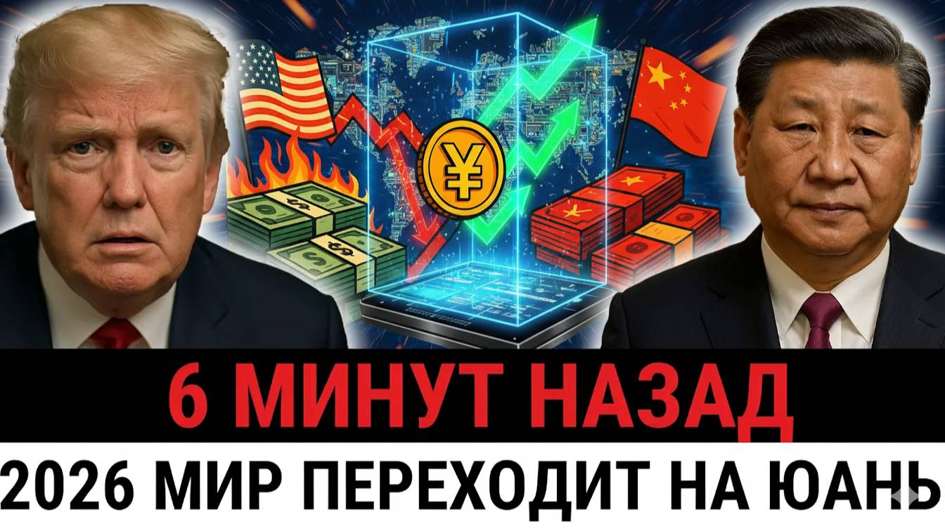 Китай меняет валюту мира когда МИР отвернулся от $, а кризис в США выходит из-под контроля