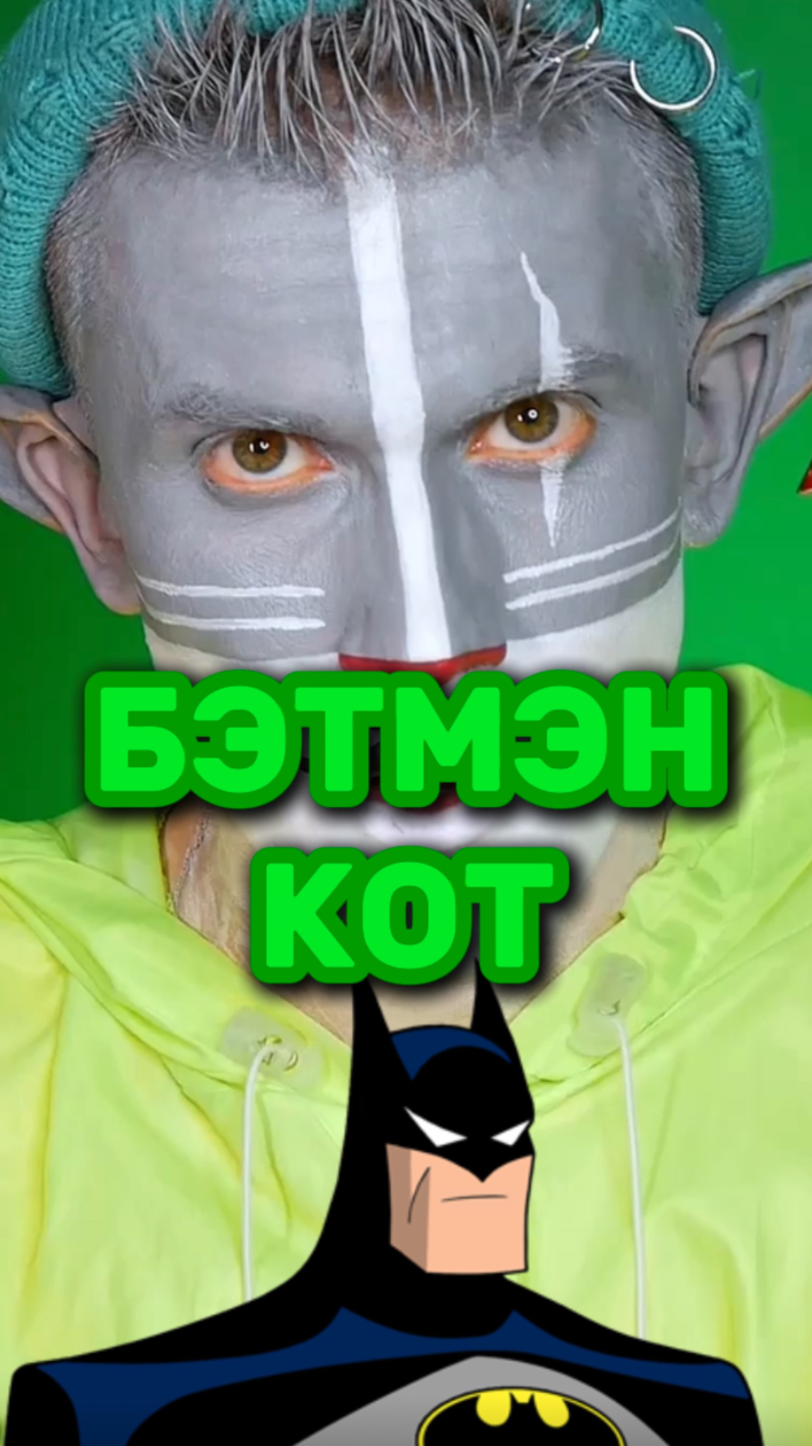 Кот Учёный и Бэтмен Кот 🐈