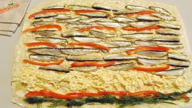 Рулет из лаваша на Новый Год