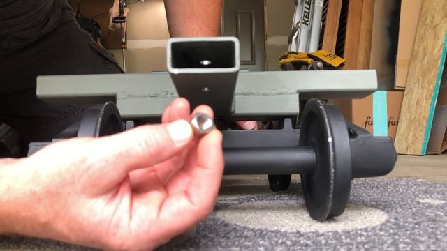 Backyard Railroad 7.5 Gauge Train Car Frame Mounted on Train Trucks