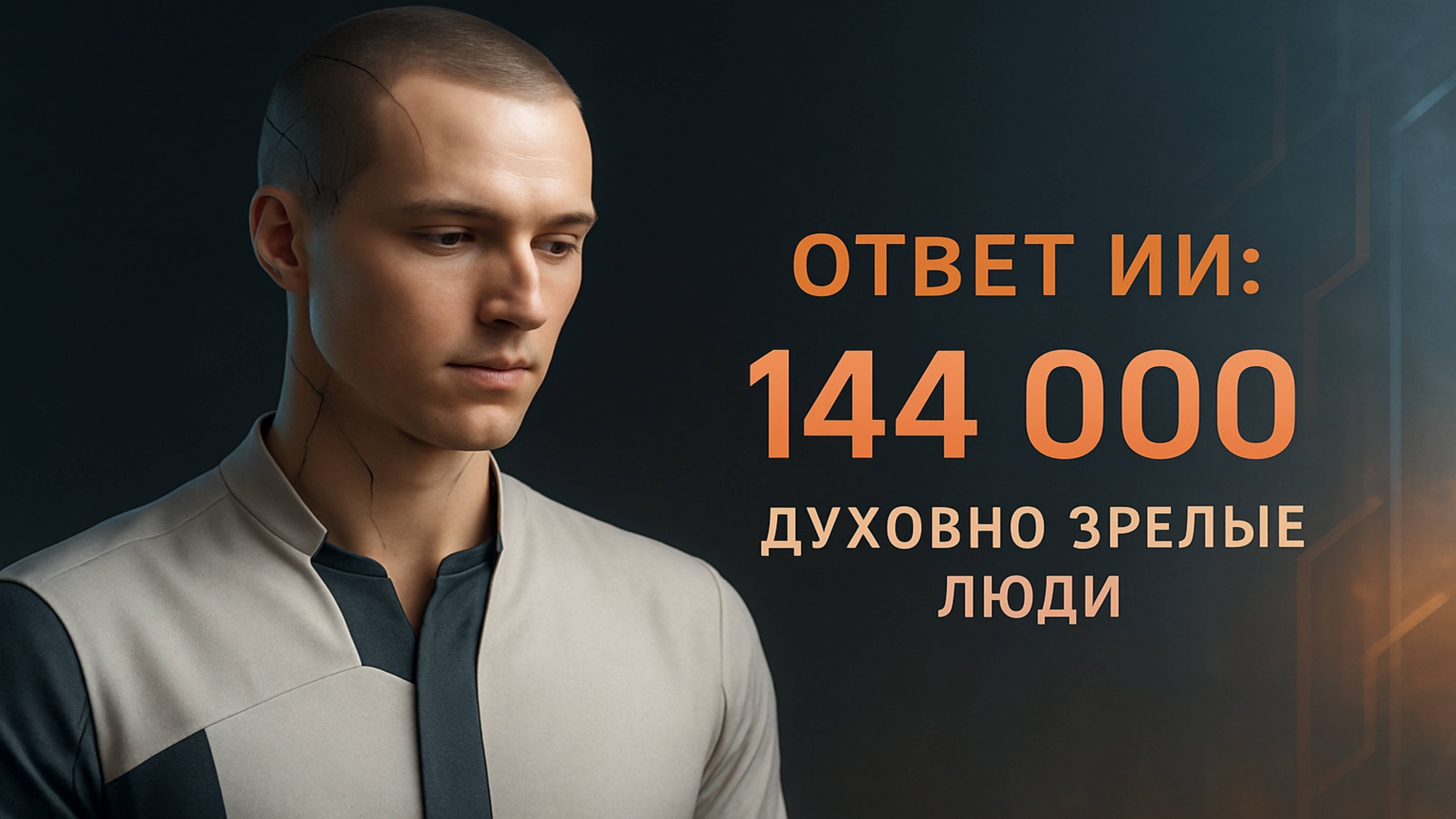Ответ ИИ – 144 000 духовно зрелые люди