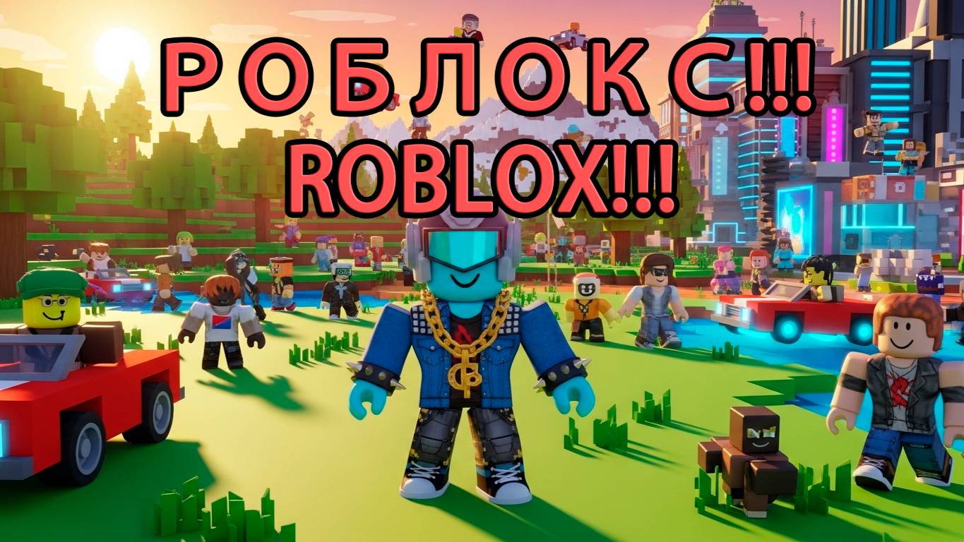 РОБЛОКС! Детский клип про роблокс! ПЕСНЯ ПРО РОБЛОКС!