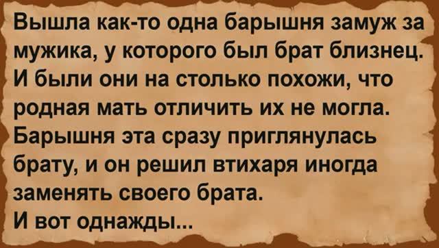 Про двух братьев близнецов и жену. Сборник анекдотов