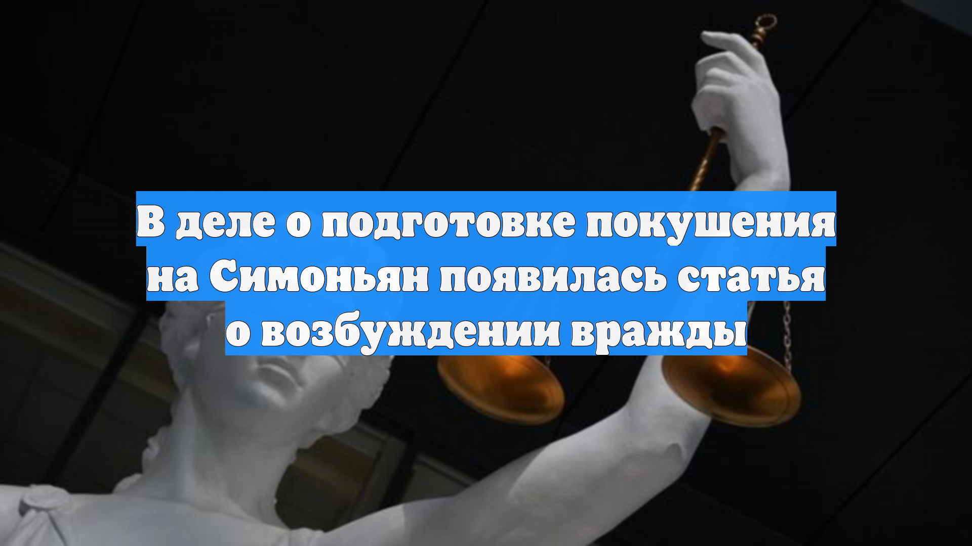 В деле о подготовке покушения на Симоньян появилась статья о возбуждении вражды