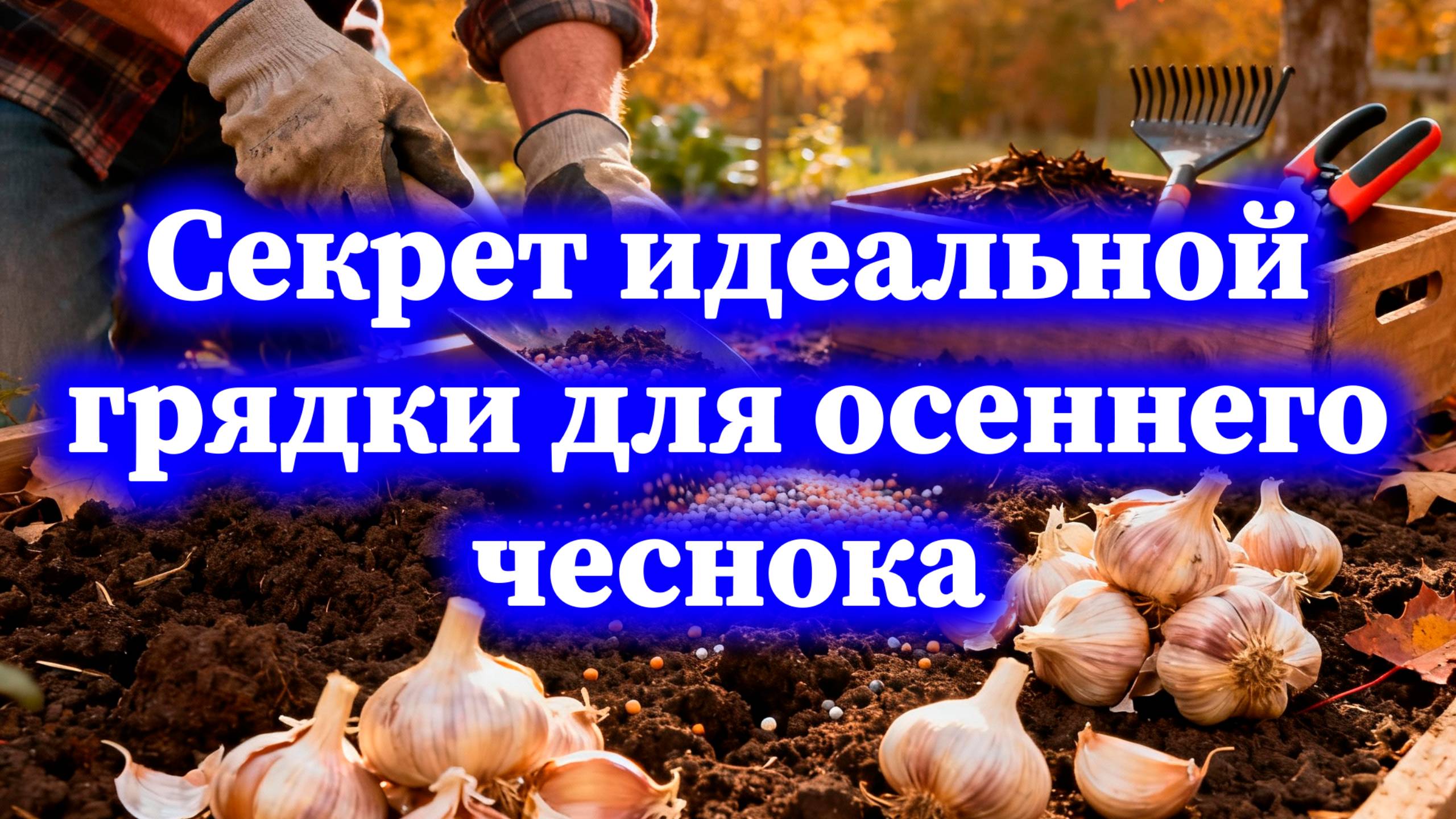 Готовим грядку под осенний чеснок что добавить в землю для шикарного урожая