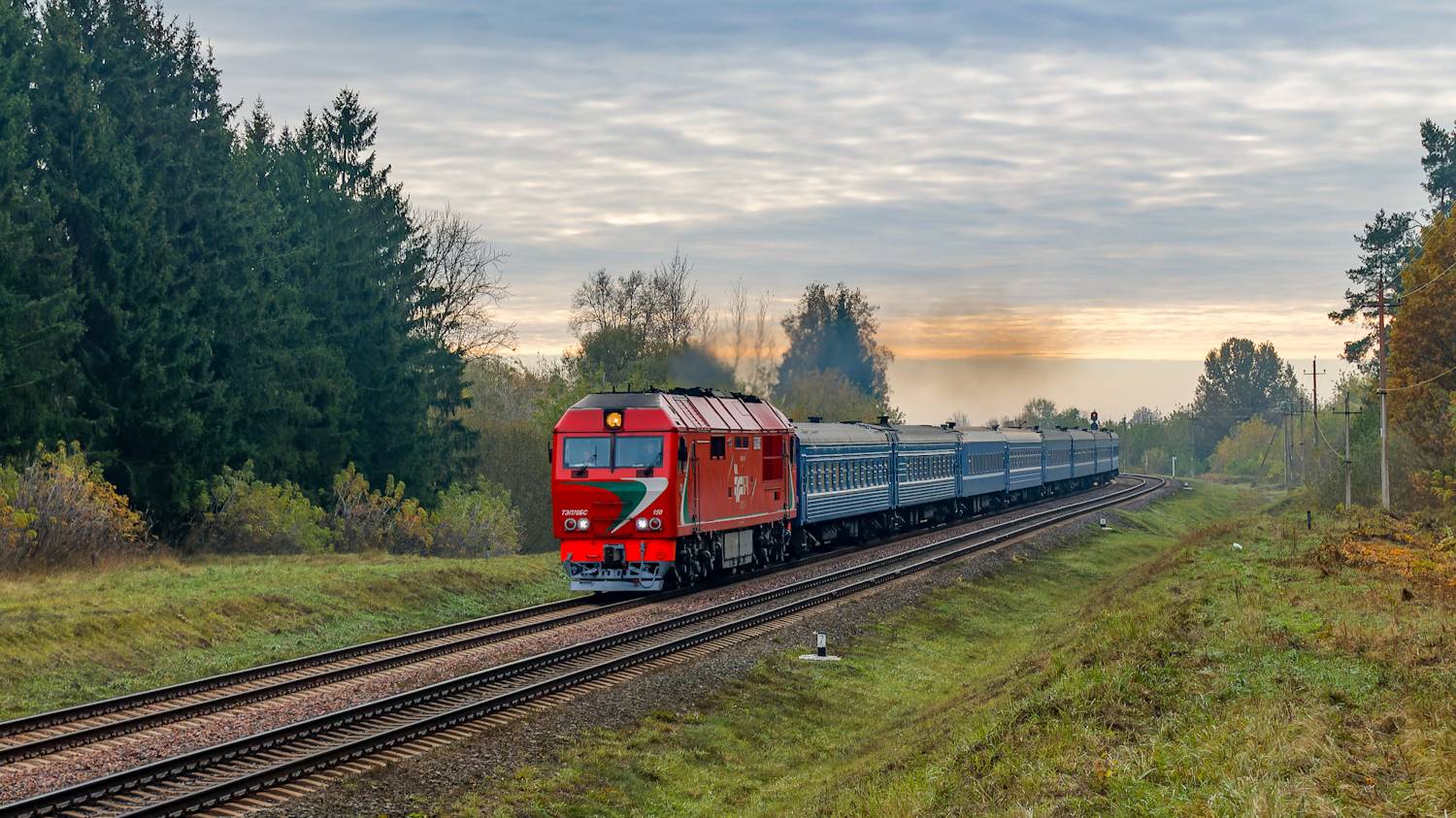 ZDsimulator Мультиплеер / Поезд №874 Минск - Жлобин / ТЭП70БС-150