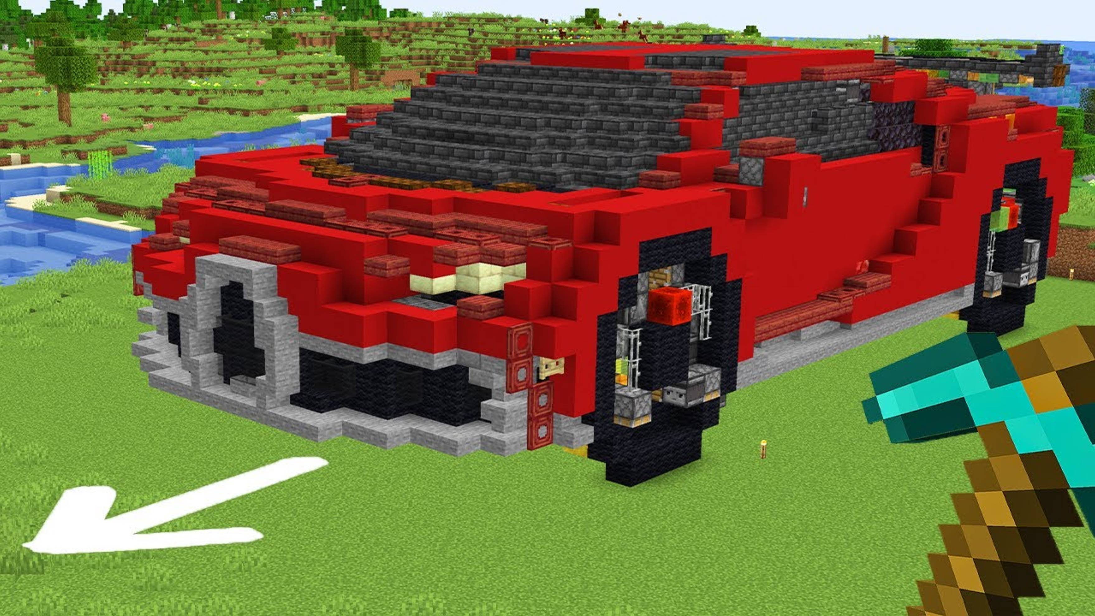 Я ПОСТРОИЛ НАСТОЯЩУЮ МАШИНУ В МАЙНКРАФТЕ ! MINECRAFT НА РУССКОМ ! ДАКПЛЕЙ КОМПОТ НУБ И ПРО ВЫЖИВАНИЕ