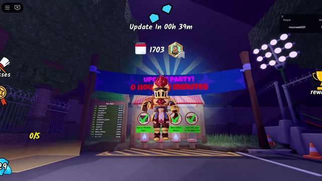 Update Party - 30минут 2x gems. Заходим в игру
