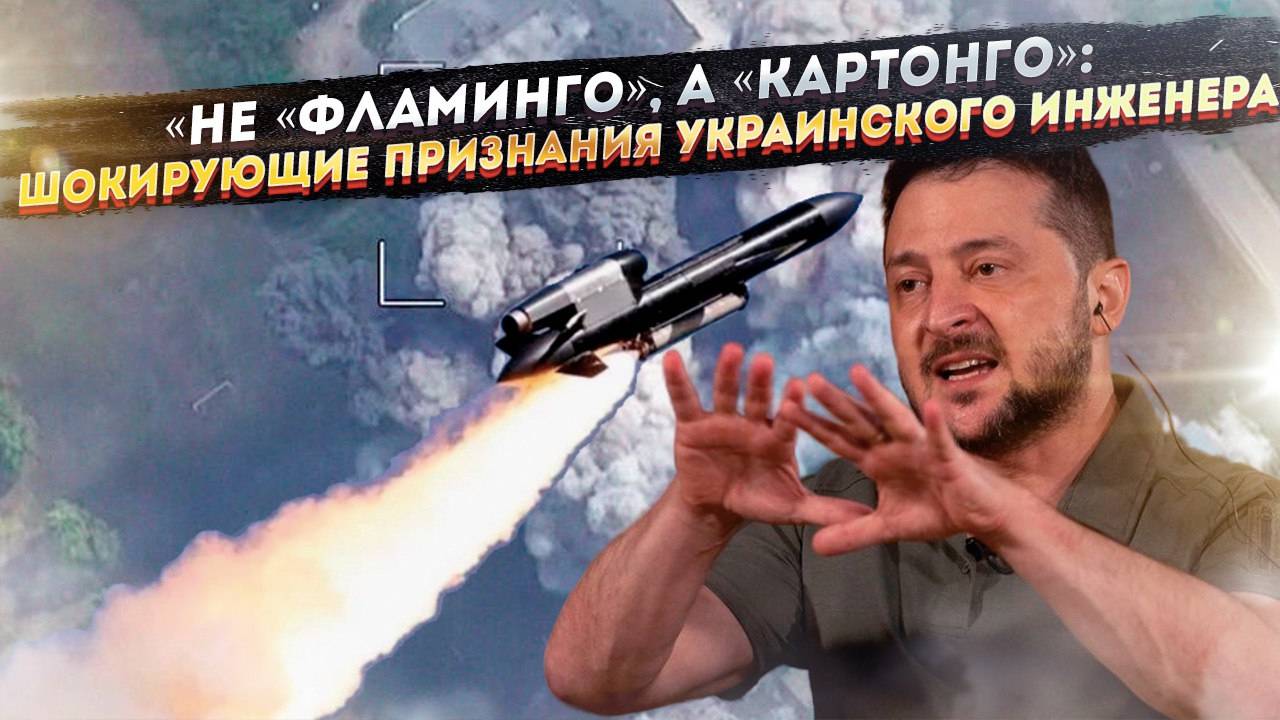 Фуфло вместо Фламинго: Как Зеленский пиарит липовую ракету чтобы отмазать подельников