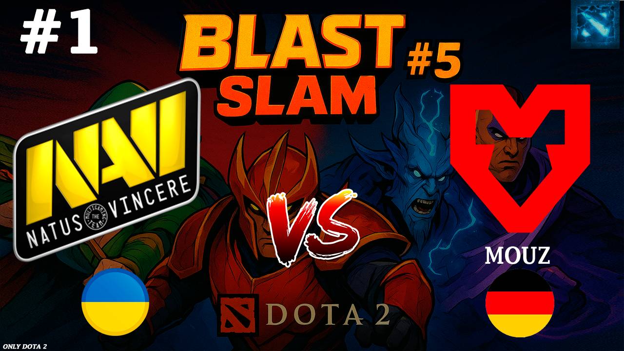 ЖЕСТКИЕ КОМБЭКИ И ПЕРЕВОРОТЫ В МАТЧЕ ЗА СЛОТ | NAVI Vs Mouz #1 (BO3) BLAST Slam #5
