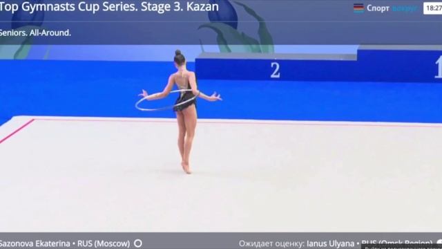III Этап Кубка Сильнейших 2025

Выступление Екатерины Сазоновой в первый день с обручем!