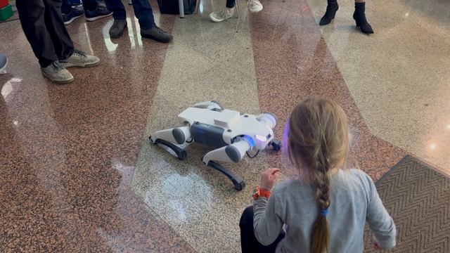 Робособака на фестивале Наука+ 2025