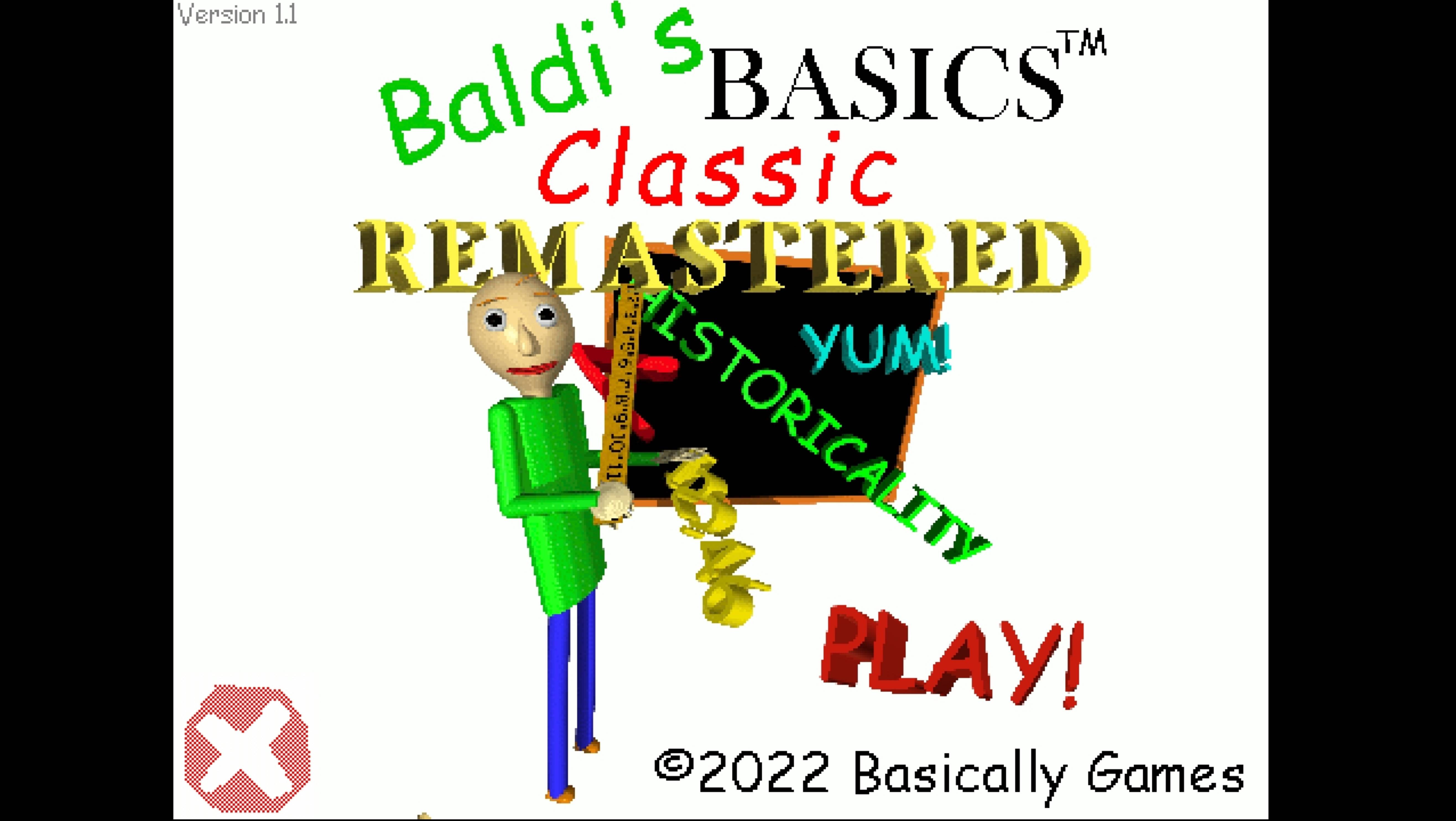 Baldi Basics Classic Remastered Gameplay Classic Style and Party StyleAndroid