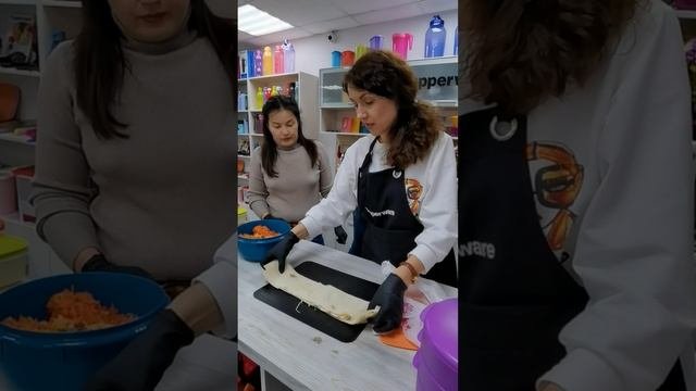 Быстрые манты в парварке Tupperware 🥟