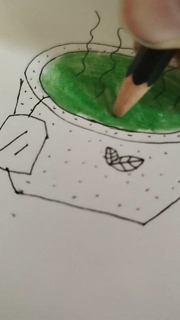 рисуем чай 🍵.