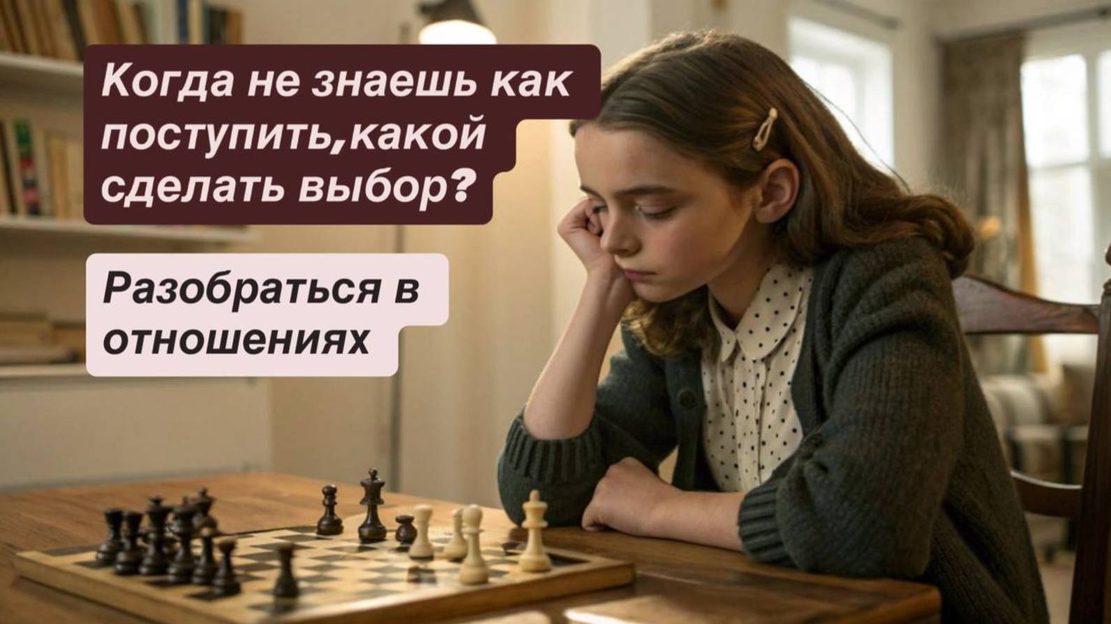 Когда не знаешь как поступить,какой сделать выбор в отношениях