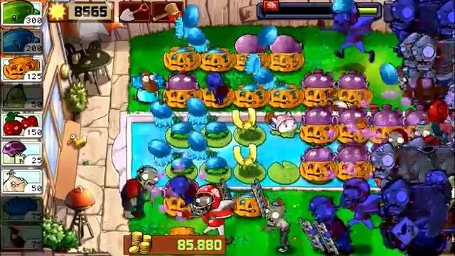 Last Stand endless laddering setup -Plants vs Zombies