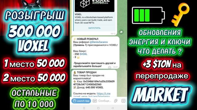 Voxel 6 FAZA появилась энергия что делать. комбо фарм. обновления игры воксель. voxel telegram 6 фаз