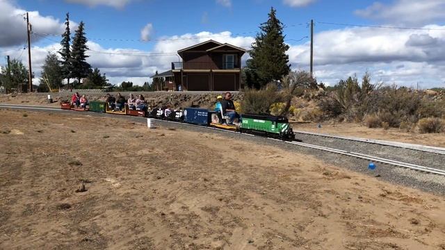 Miniature Ride-On Model Trains Live Steam & Diesel 7.5 Eastern Cascades Railroad In Bend, OR