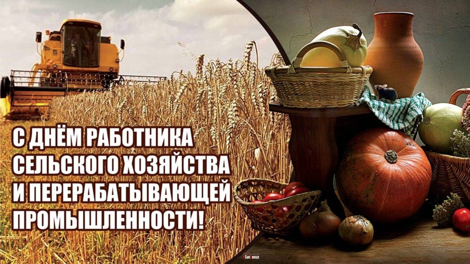 Спасибо за ваш труд, за преданность родной земле и за хлеб на нашем столе! С ПРАЗДНИКОМ!