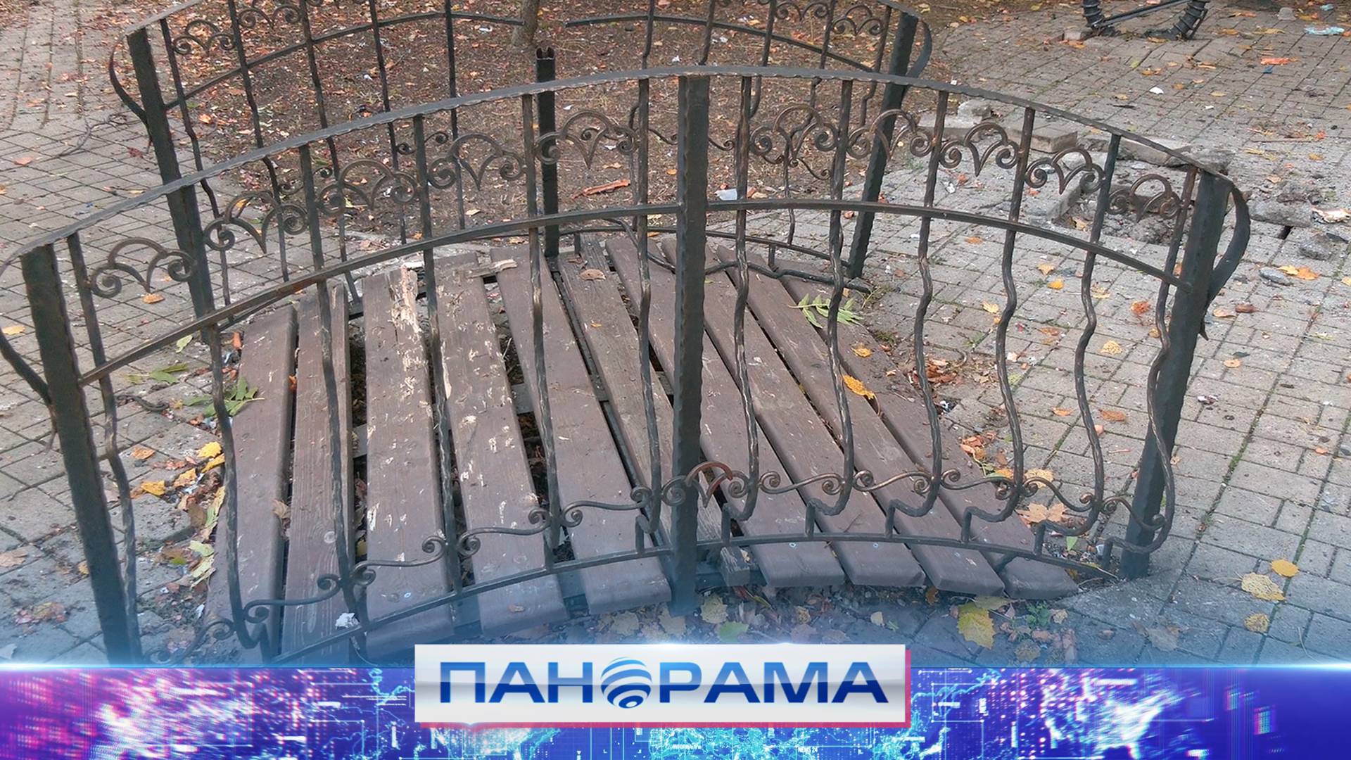 ‼️ Дрон ВСУ дважды ударил по Парку кованных фигур в Донецке