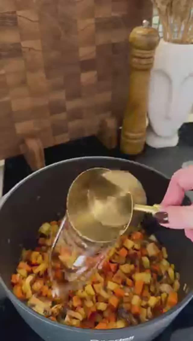 Вкусный согревающий супчик,рецепт в закрепленном комменте