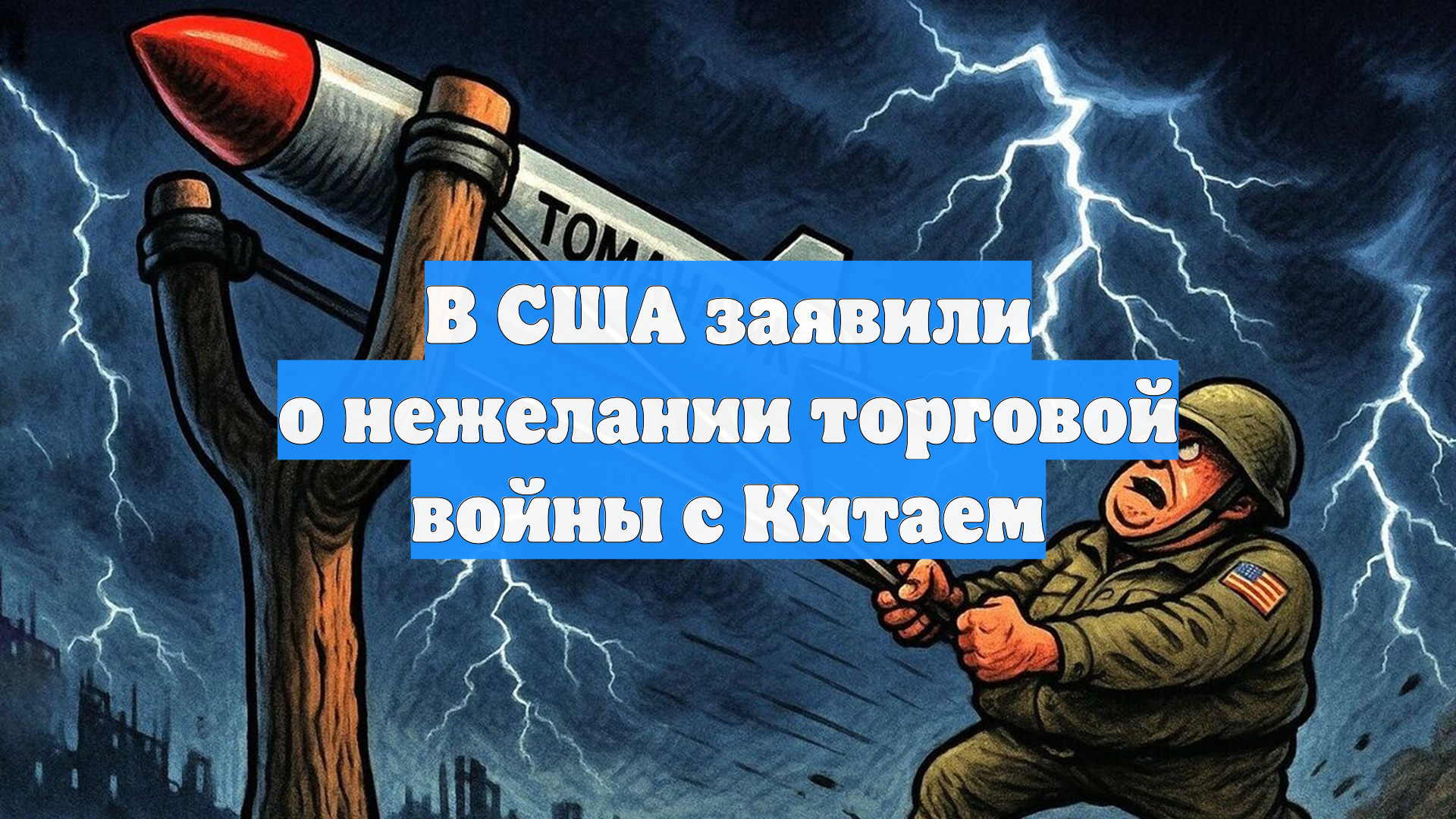 В США заявили о нежелании торговой войны с Китаем