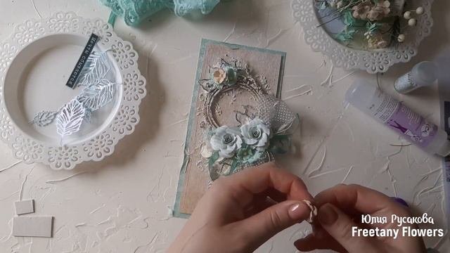 Мастер класс  Цветочная открытка