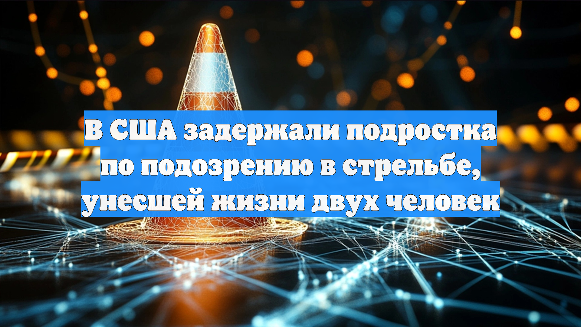 В США задержали подростка по подозрению в стрельбе, унесшей жизни двух человек