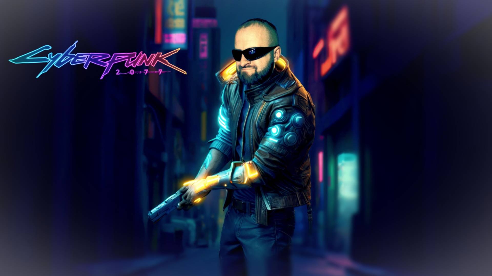 Cyberpunk 2077 на ультра графике в эфире. Игра 4