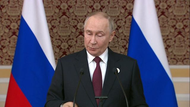 Владимир Путин ответил на вопросы журналистов 10 октября 2025 года