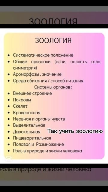 Ты будешь готов, если выучишь биологию по этому плану .mp4