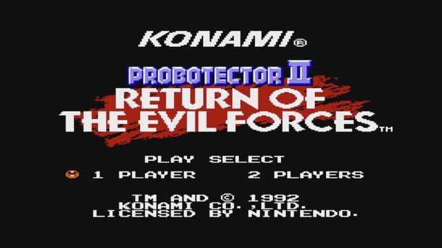  Probotector II Europe NES  Return of the Evil Forces  Полное прохождение