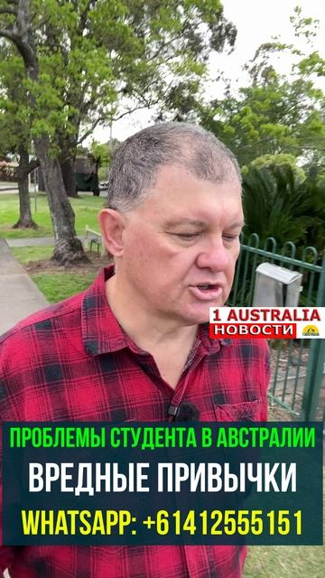 ПРОБЛЕМЫ СТУДЕНТА В АВСТРАЛИИ ВРЕДНЫЕ ПРИВЫЧКИ. [#1Australia]#short1573