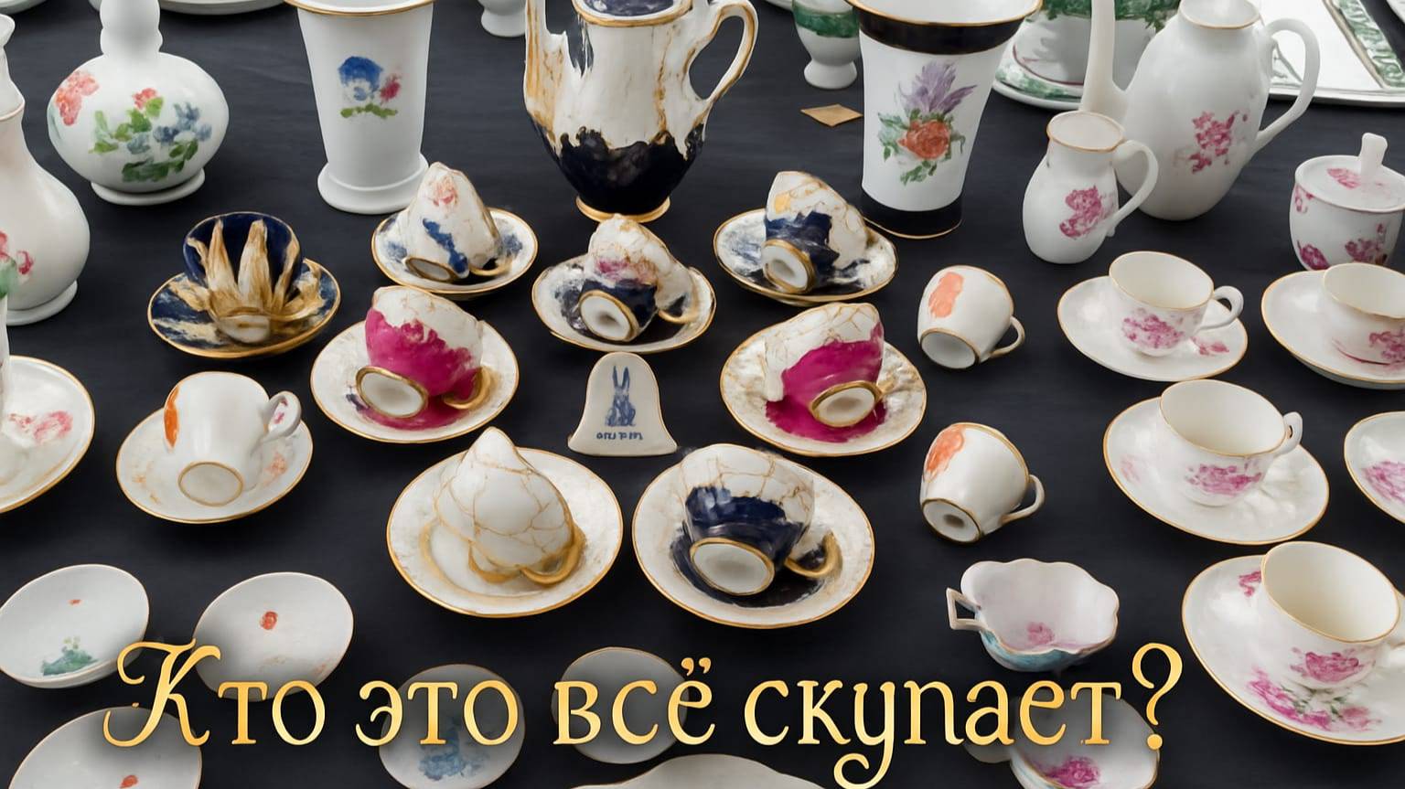 ПоХоД на АНТИКВАРНУЮ БАРАХОЛКУ. Кто скупает Meissen и другой элитный фарфор?