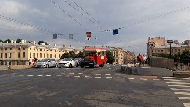 Ретро автобус в питере