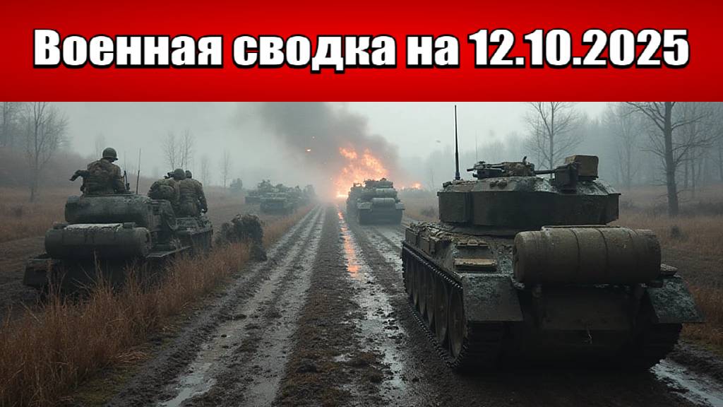 «Российские силы расшатывают оборону ВСУ в Покровске!»: Военная сводка с фронта СВО на 12.10.2025