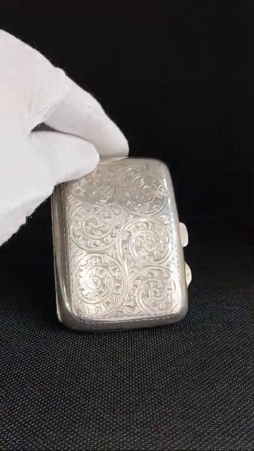 Серебряный Портсигар Англия 1928 год / 91025.