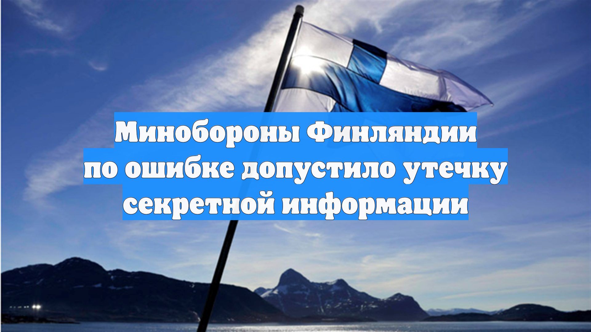 Минобороны Финляндии по ошибке допустило утечку секретной информации
