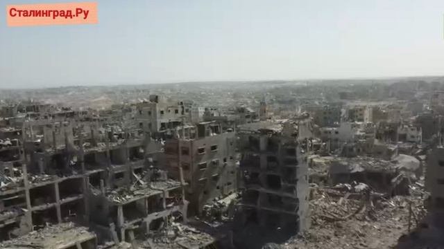 Руины до самого горизонта: так сейчас с воздуха выглядит город Газа после вывода войск ЦАХАЛ.