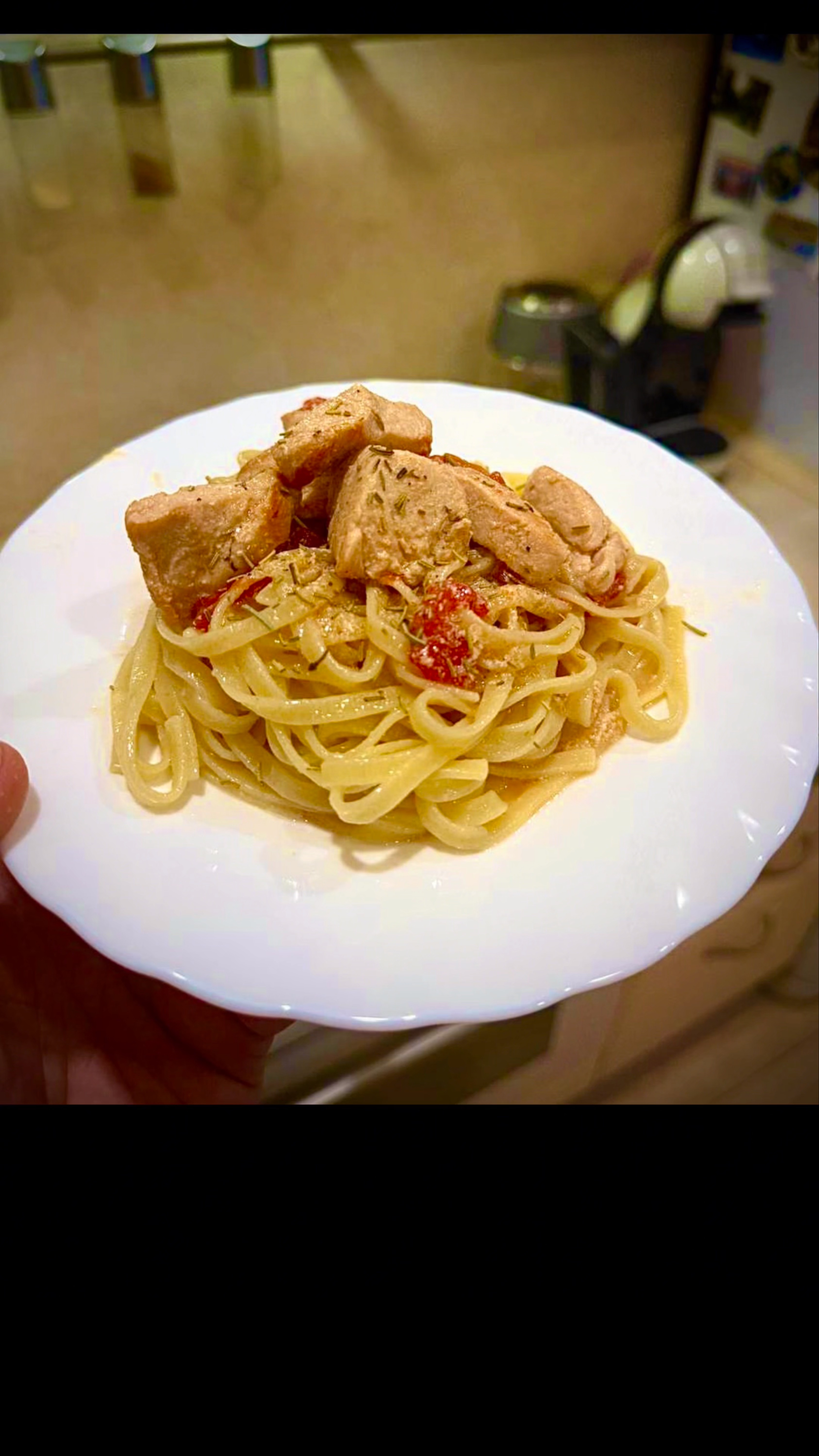 Куриное филе в сливках 🍗🍝