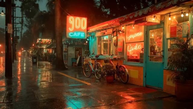 ＢＡＣＫ　ＴＯ　１９８７  Synthwave - Retrowave - Dreamwave Mix   Rainy Neon Café Vibes