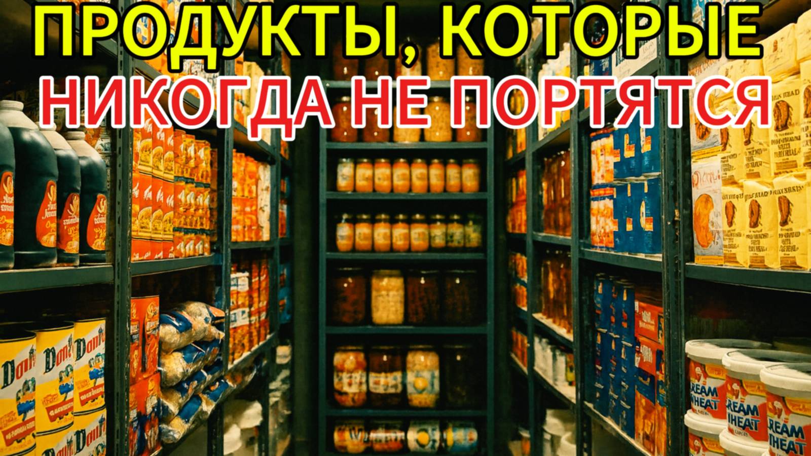 ЭТИ 11 ПРОДУКТОВ НЕ ПОРТЯТСЯ. Вообще. Секрет вечной еды РАСКРЫТ!