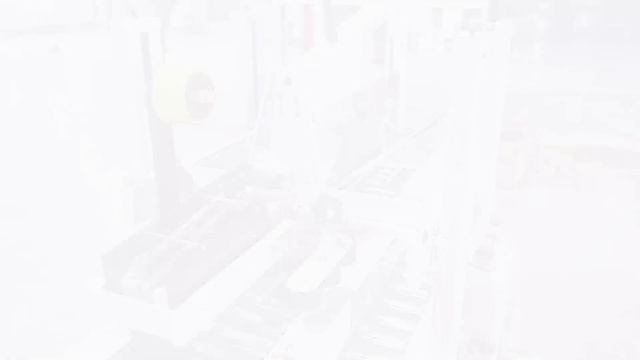 Двухколонный запайщик картонных коробок HXPC50 с клапанами