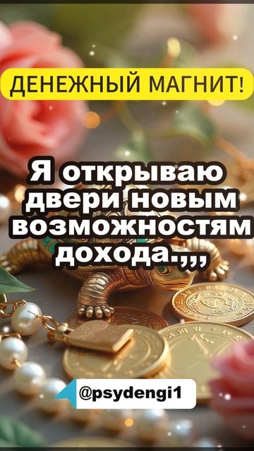 💎 Деньги — это энергия, и я вибрирую на одной волне с изобилием. Всё, что я делаю, приносит прибыль