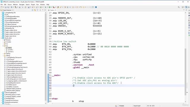 Section 10- Developing The Analog To Digital Conversion (ADC) Driver, Lecture 79- Programming -  Pl