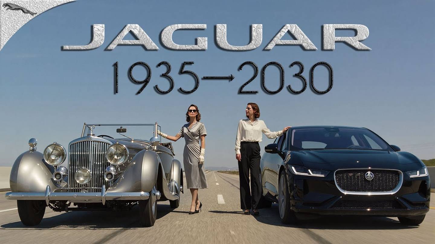 Jaguar Car 1935 - 2030 История трансформации автомобиля #Technoyarus