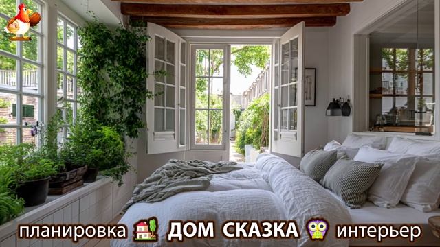 Сказочный дом мечты – 3D идея для вдохновения с планировкой и интерьером 🏡🏚️🏠 вариант (416)