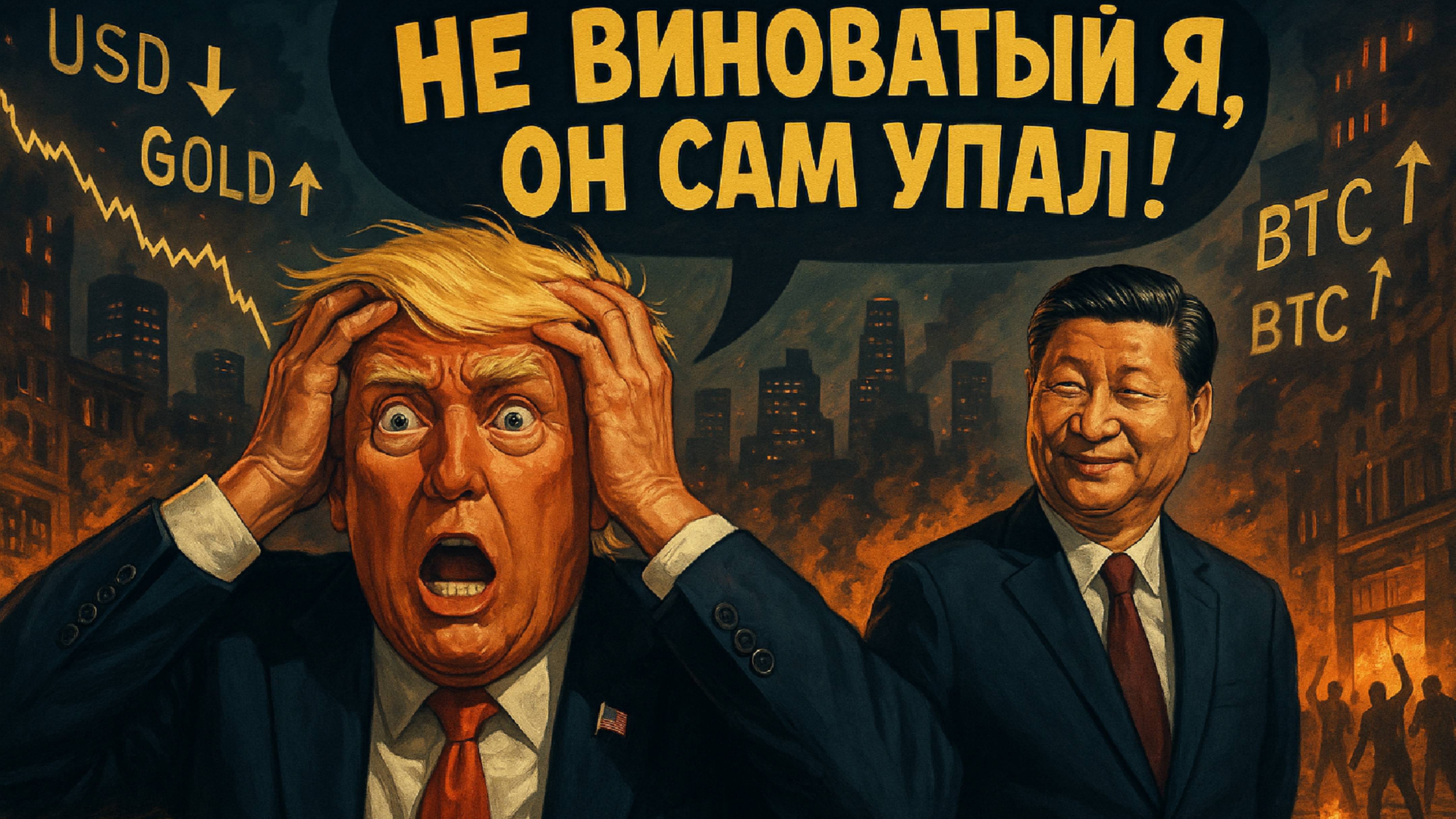 Шокирующий Обвал Финансовых Рынков - Что Дальше? акции доллар биткоин
