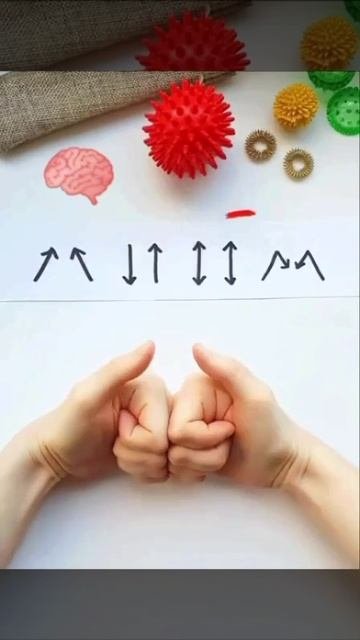 Нейрогимнастика для мозга 👍🏻Сохраняйте полезное упражнение и делайте каждый день 🤗